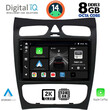 DIGITAL IQ BXF 8406_CPAA (9inc) MULTIMEDIA TABLET for MERCEDES CLK (W209) mod. 2000-2004