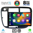 DIGITAL IQ BXF 8186_CPAA CLIMA (9inc) MULTIMEDIA TABLET for HONDA CIVIC mod. 1995-2001