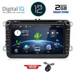 DIGITAL IQ AN 079_GPS (8'' DVD) MULTIMEDIA for VW-SEAT-SKODA mod. 2004-2014