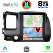DIGITAL IQ BXF 7988_CPAA TESLA STYLE for HONDA CIVIC 4D mod. 2006-2012