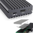 ICY BOX TYPE-C/USB 3.2 GEN2 TO PCIe NVMe/SATA SSD ENCLOSURE WITH WRITE PROTECTION