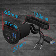 ICY BOX 4-PORT USB 3.2 DESK HUB WITH AUDIO IN/OUT PORTS