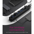 ICY BOX 17-PORT USB 3.2 HUB BLACK