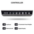 Gaming Γραφείο - Eureka Ergonomic® ERK-ES71-B-US-V3 180x60x75εκ.