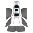 PVC.HYU-I20-5-C ΚΟΥΡΤΙΝΑΚΙΑ ΜΑΡΚΕ CAR SHADES ΓΙΑ HYUNDAI i20 5D 2020+ 6 ΤΕΜ.