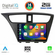 DIGITAL IQ RSB 1190_CPA (9inc) MULTIMEDIA TABLET for HONDA CIVIC  mod. 2012-2016