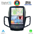 DIGITAL IQ BXC 3854_CPAA TESLA STYLE for FORD FIESTA mod. 2008-2017
