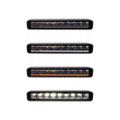 WLBC172/MT ΠΡΟΒΟΛΕΑΣ DRIVING LIGHT BLACK SERIES 9x5W LED 12-48V 45W 5.700K 3.780lm 2 ΧΡΗΣΕΩΝ 283x54x58mm - 1 ΤΕΜ.