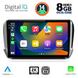 DIGITAL IQ BXF 8508_CPAA (10inc) MULTIMEDIA TABLET for PEUGEOT 208-2008 mod. 2012-2021