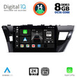 DIGITAL IQ BXF 8714_CPAA (10inc) MULTIMEDIA TABLET for TOYOTA COROLLA mod. 2013-2016