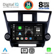 DIGITAL IQ BXF 8719_CPAA (10inc) MULTIMEDIA TABLET for TOYOTA HIGHLANDER mod. 2008-2015
