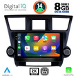 DIGITAL IQ BXF 8719_CPAA (10inc) MULTIMEDIA TABLET for TOYOTA HIGHLANDER mod. 2008-2015