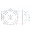 Macrom  M2c52  5 Inches Coaxial two-way Speaker Άμεση Παράδοση
