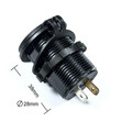 4-4 Connect  4-600156  Four Connect 4-600156 Waterprof usb-Charger With Voltage Display Άμεση Παράδοση