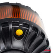 04104/AM ΦΑΡΟΣ HEAVY DUTY W28P 12/24V 16LED ΕΛΑΣΤΙΚΟΣ ΒΙΔΩΤΟΣ ΠΟΡΤΟΚΑΛΙ Υ169mm Φ110mm AMIO - 1 τεμ.