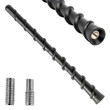 04160/AM ΚΕΡΑΙΑ ΟΡΟΦΗΣ ANTM10 18cm ΜΕ 2 ΑΝΤΑΠΤΟΡΕΣ 5-6mm ΜΑΥΡΗ ΑΜΙΟ - 1 ΤΕΜ.