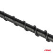 04160/AM ΚΕΡΑΙΑ ΟΡΟΦΗΣ ANTM10 18cm ΜΕ 2 ΑΝΤΑΠΤΟΡΕΣ 5-6mm ΜΑΥΡΗ ΑΜΙΟ - 1 ΤΕΜ.