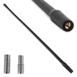 04162/AM ΚΕΡΑΙΑ ΟΡΟΦΗΣ ANTM12 33cm ΜΕ 2 ΑΝΤΑΠΤΟΡΕΣ 5-6mm ΜΑΥΡΗ ΑΜΙΟ - 1 ΤΕΜ.