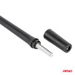 04162/AM ΚΕΡΑΙΑ ΟΡΟΦΗΣ ANTM12 33cm ΜΕ 2 ΑΝΤΑΠΤΟΡΕΣ 5-6mm ΜΑΥΡΗ ΑΜΙΟ - 1 ΤΕΜ.