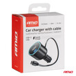 04176/AM ΦΟΡΤΙΣΤΗΣ ΑΝΑΠΤΗΡΑ ΜΕ 2 ΘΥΡΕΣ USB-C 20W+USB-A QUICK CHARGE 3.0 ΜΕ ΚΑΛΩΔΙΟ USB-C 30W ΜΑΥΡΟ AMIO - 1 Τεμ.