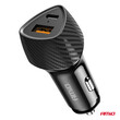04283/AM ΦΟΡΤΙΣΤΗΣ ΑΝΑΠΤΗΡΑ ΜΕ 2 ΘΥΡΕΣ USB-A QUICK CHARGE+USB-C 38W ΜΑΥΡΟ AMIO - 1 Τεμ.