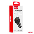 04283/AM ΦΟΡΤΙΣΤΗΣ ΑΝΑΠΤΗΡΑ ΜΕ 2 ΘΥΡΕΣ USB-A QUICK CHARGE+USB-C 38W ΜΑΥΡΟ AMIO - 1 Τεμ.