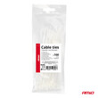 04306/AM ΔΕΜΑΤΙΚΑ/ΔΕΤΙΚΑ ΚΑΛΩΔΙΩΝ TIE WRAP (ΤΑΙΡΑΠ) 2.5 x 150mm (ΛΕΥΚΟ)  ΑΜΙΟ - 100 ΤΕΜ.
