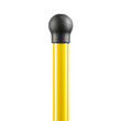 L3708.7 ΣΚΟΥΠΑ MAXIMA 35 ΜΕ ΤΗΛΕΣΚΟΠΙΚΟ ΚΟΝΤΑΡΙ (90-150cm) 35cm ΣΕ ΚΙΤΡΙΝΟ ΧΡΩΜΑ LAMPA - 1 ΤΕΜ.