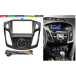 CARAV Industries Inc.  Πρόσοψη 9" Ford Focus '11> (Mαύρο Γυαλιστερό)   22.1589