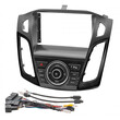 CARAV Industries Inc.  Πρόσοψη 9" Ford Focus '11> (Mαύρο Γυαλιστερό)   22.1589