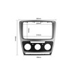 CARAV Industries Inc.  Πρόσοψη Skoda Octavia '08-'13 (Manual Air-Condition) (Για VW oem multimedia)   11.185
