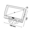 L7444.0 ΟΘΟΝΗ M1 180x120mm 7 ΙΝΤΣΕΣ 10-32V ΓΙΑ 1 ΚΑΜΕΡΑ ΚΑΙ 1 AUDIO