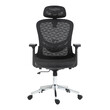 Καρέκλα γραφείου εργασίας Mergi pakoworld μαύρο mesh 62x63x120εκ