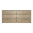Συρταριέρα Kuanger pakoworld mdf σε φυσική απόχρωση 120x40x70εκ