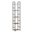 Βιβλιοθήκη Azuel pakoworld φυσικό-μαύρο μέταλλο 29x23.5x144εκ Βιβλιοθήκη Azuel pakoworld φυσικό-μαύρο μέταλλο 29x23.5x144εκ