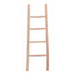 Σκάλα Morjeve pakoworld teak ξύλο σε φυσική απόχρωση 45x6x150εκ