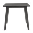 Tραπεζαρία Benson - Toto pakoworld σετ 5τμχ rustic grey - ύφασμα grey 80x80x75εκ