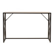 Κονσόλα Ivy pakoworld χρώμα καρυδί-μαύρο 120x35x75εκ