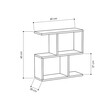 Βοηθητικό τραπέζι Homemania pakoworld γκρι antique 60x20x60εκ