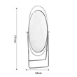 Καθρέπτης Erikson Inart χρυσό μέταλλο 66x39x171εκ