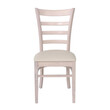 NATURALE Καρέκλα White Wash, Pu Εκρού