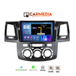 CARMEDIA CM8095-12 PRO PLUS TABLET 9.5'' OEM TOYOTA HILUX 2005-2011 A/C-CLIMA