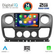 DIGITAL IQ BXC 3463_CPAA (10inc) MULTIMEDIA TABLET for NISSAN NV400 - OPEL MOVANO - RENAULT MASTER mod. 2010-2020