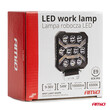 04209/AM ΠΡΟΒΟΛΕΑΣ ΕΡΓΑΣΙΑΣ ΤΕΤΡΑΓΩΝΟΣ LED 54W 9-36V 10.000lm 6.500K 110x110x38mm AWL68 AMIO - 1 ΤΕΜ.
