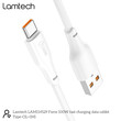 LAMTECH HIGH POWER CABLE USB TO TYPE-C 1M 100W WHITE