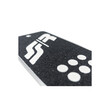 SR820AS ΤΕΜΠΕΛΗΣ ΠΟΔΙΟΥ ANTI SLIP LOOK ΜΑΥΡΟ ΑΛΟΥΜΙΝΙΟΥ 195x80mm  SIMONI RACING - 1 TEM.