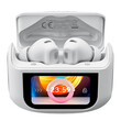 BLACKVIEW ENC BT5.4 AIRBUDS 12 WITH LED SCREEN & CHARGING DOCK WHITE