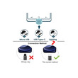 SRCLC ΚΑΛΩΔΙΟ USB ΦΟΡΤΙΣΗΣ & ΣΥΓΧΡΟΝΙΣΜΟΥ MICRO USB/TYPE-C/LIGHTING ΜΕ ΜΑΓΝΗΤΙΚΗ ΥΠΟΔΟΧΗ & ΜΠΛΕ ΦΩΣ 100 cm