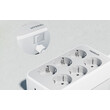 TESSAN 9 IN 1 POWER STRIP 25W 6xSCHUKO, 2xUSB, 1xTYPE-C 2M CABLE