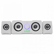 WHITE SHARK RGB GAMING 2.2 SPEAKERS MOOD WHITE